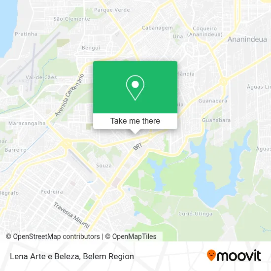 Lena Arte e Beleza map