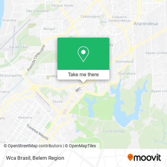 Wca Brasil map