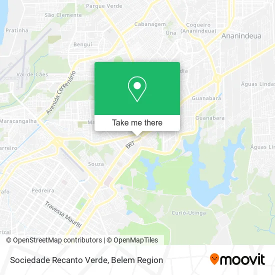 Sociedade Recanto Verde map