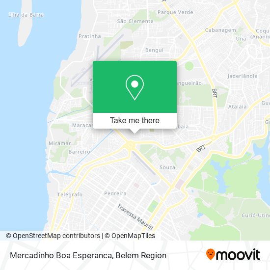 Mapa Mercadinho Boa Esperanca