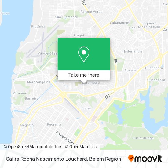 Safira Rocha Nascimento Louchard map