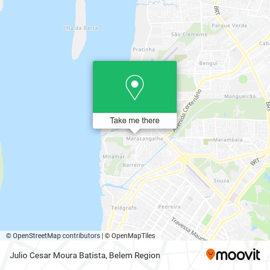 Julio Cesar Moura Batista map