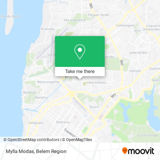 Mylla Modas map
