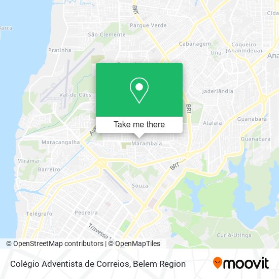 Colégio Adventista de Correios map