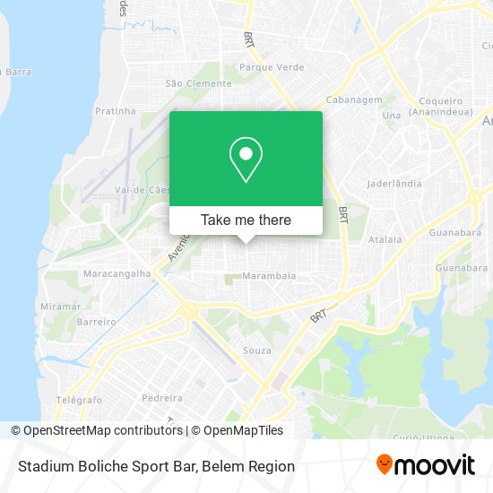 Stadium Boliche Sport Bar map