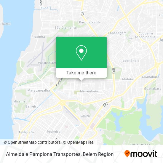 Almeida e Pamplona Transportes map