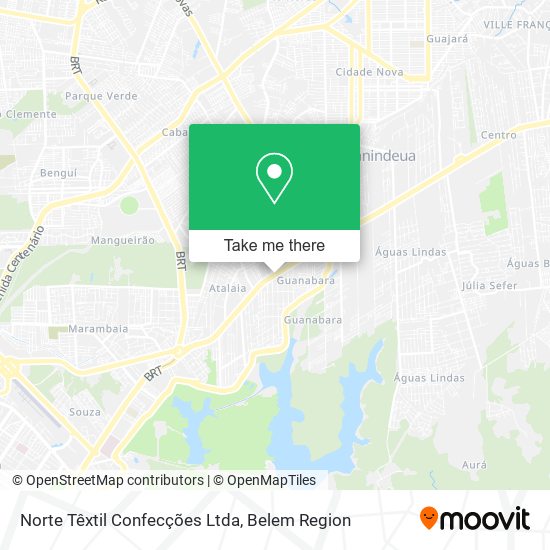 Norte Têxtil Confecções Ltda map