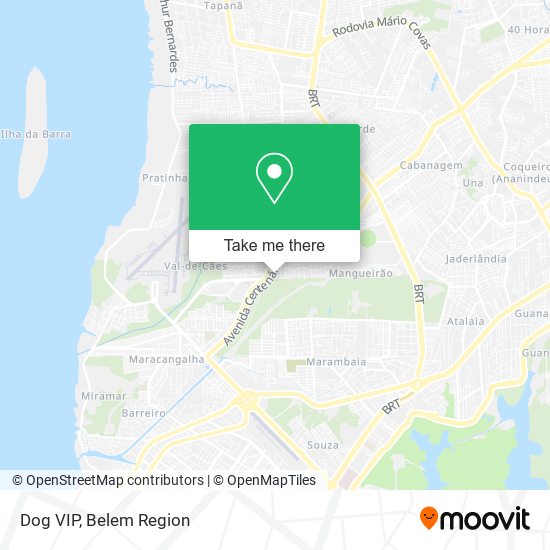 Dog VIP map