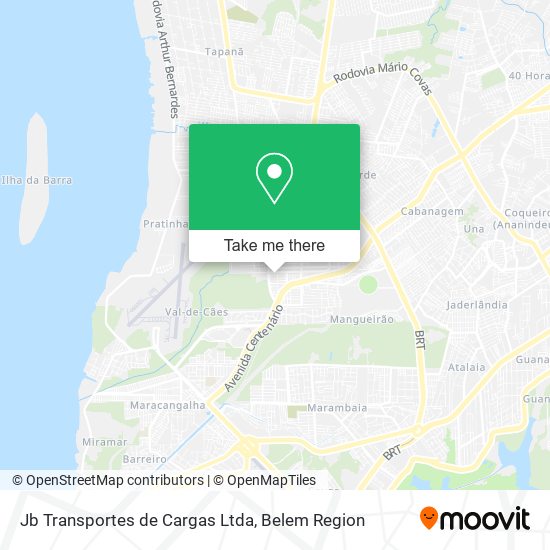 Jb Transportes de Cargas Ltda map