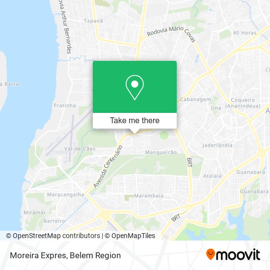 Mapa Moreira Expres