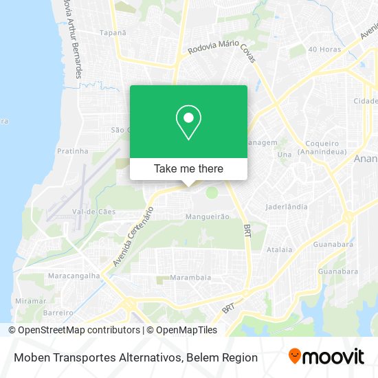 Mapa Moben Transportes Alternativos