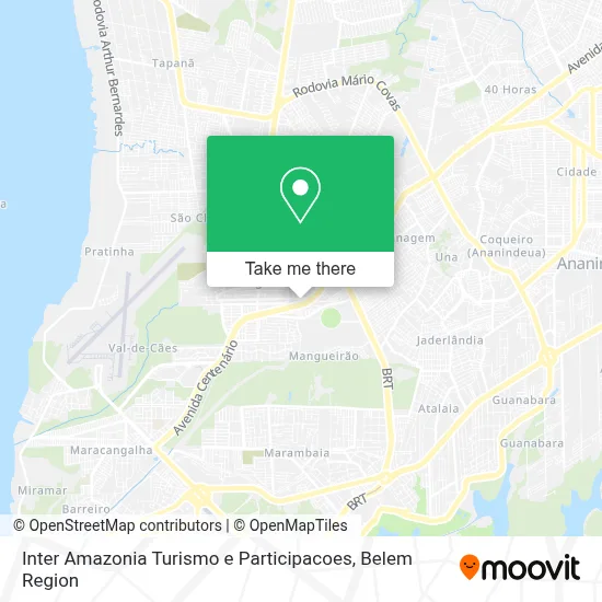 Inter Amazonia Turismo e Participacoes map