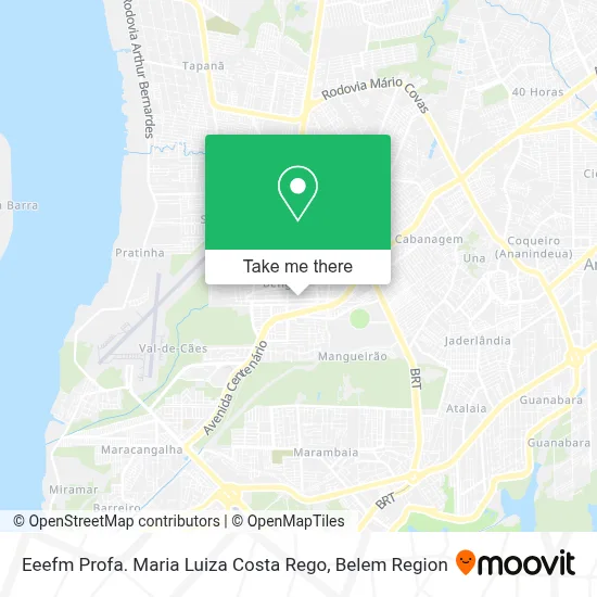 Eeefm Profa. Maria Luiza Costa Rego map