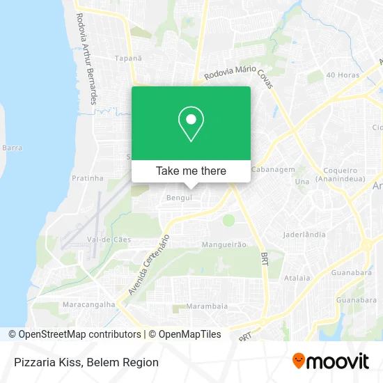 Pizzaria Kiss map
