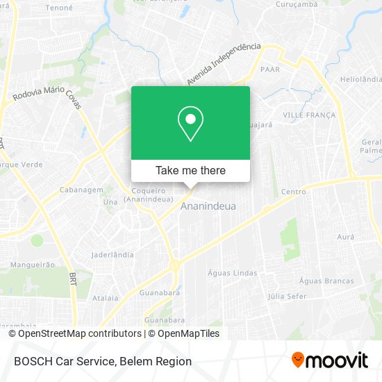 Mapa BOSCH Car Service