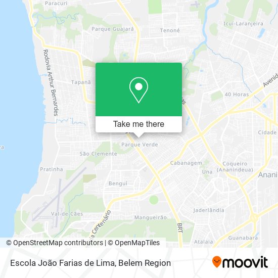 Mapa Escola João Farias de Lima