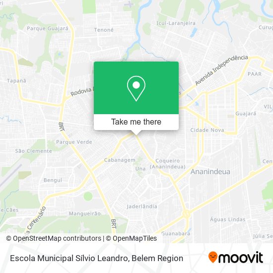 Escola Municipal Sílvio Leandro map