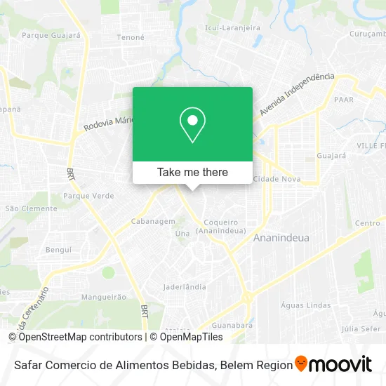 Safar Comercio de Alimentos Bebidas map