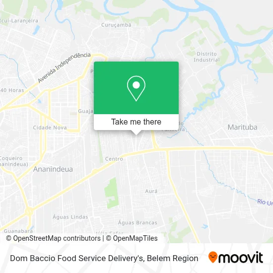 Dom Baccio Food Service Delivery's map