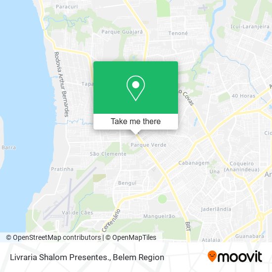 Livraria Shalom Presentes. map