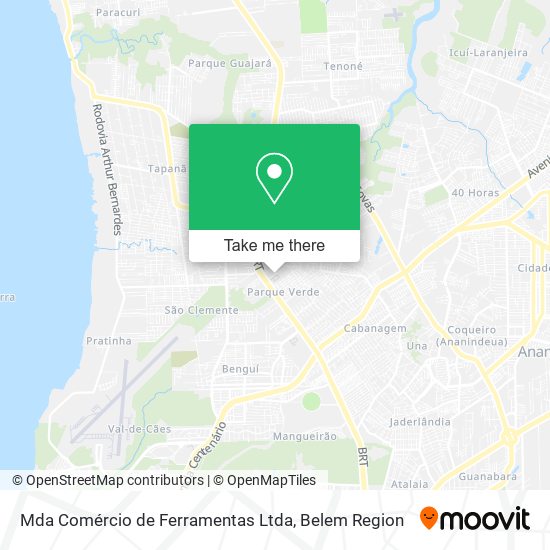 Mda Comércio de Ferramentas Ltda map