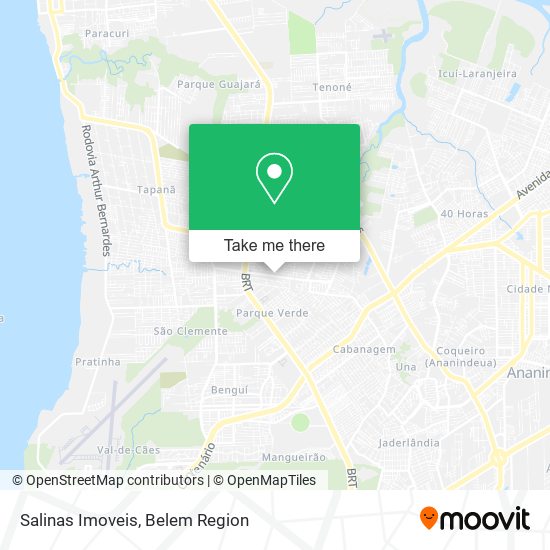 Salinas Imoveis map