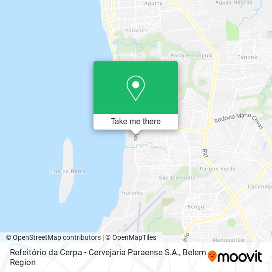 Refeitório da Cerpa - Cervejaria Paraense S.A. map