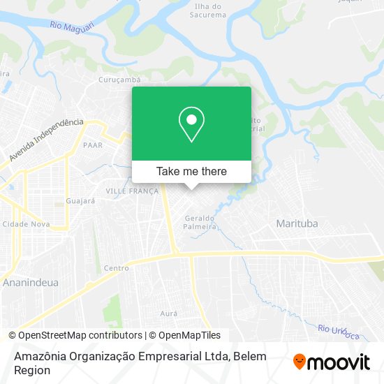 Amazônia Organização Empresarial Ltda map