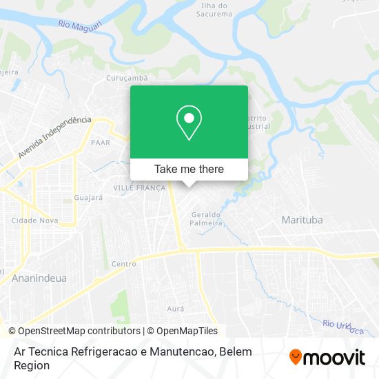 Mapa Ar Tecnica Refrigeracao e Manutencao