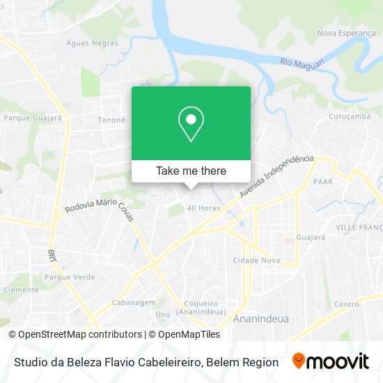 Mapa Studio da Beleza Flavio Cabeleireiro