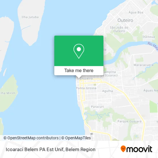 Icoaraci Belem PA Est Unif map