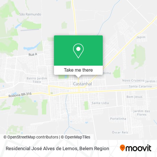 Mapa Residencial José Alves de Lemos