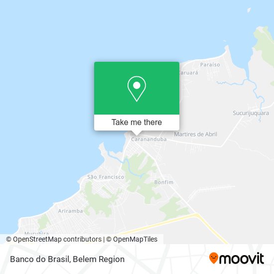 Banco do Brasil map