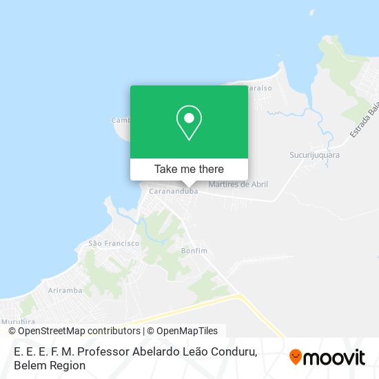 E. E. E. F. M. Professor Abelardo Leão Conduru map