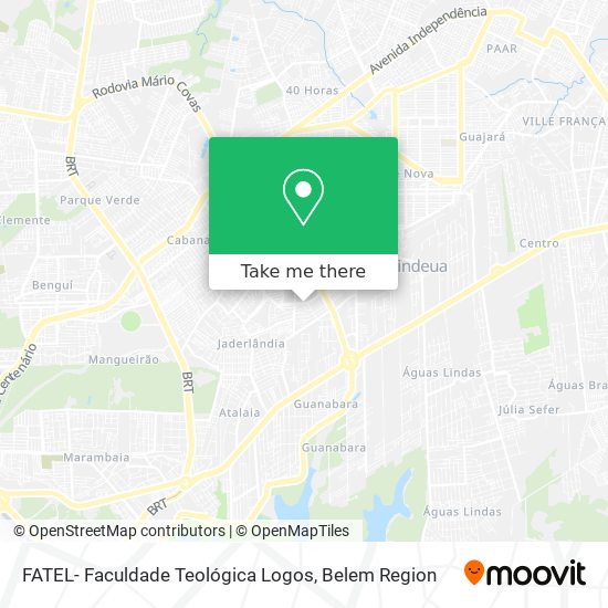 FATEL- Faculdade Teológica Logos map