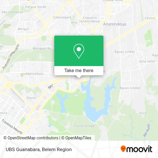 UBS Guanabara map