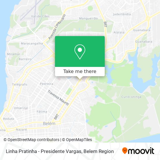 Linha Pratinha - Presidente Vargas map