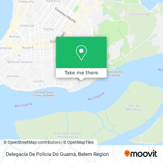 Mapa Delegacia De Policia Do Guamá