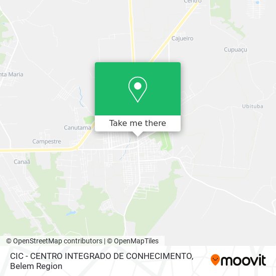 CIC - CENTRO INTEGRADO DE CONHECIMENTO map