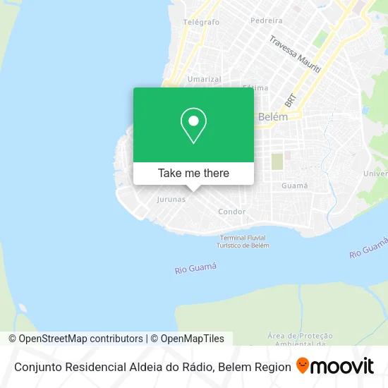 Conjunto Residencial Aldeia do Rádio map