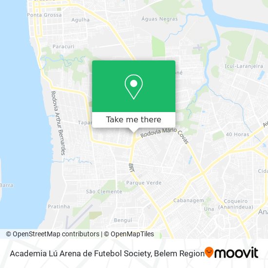 Academia Lú Arena de Futebol Society map