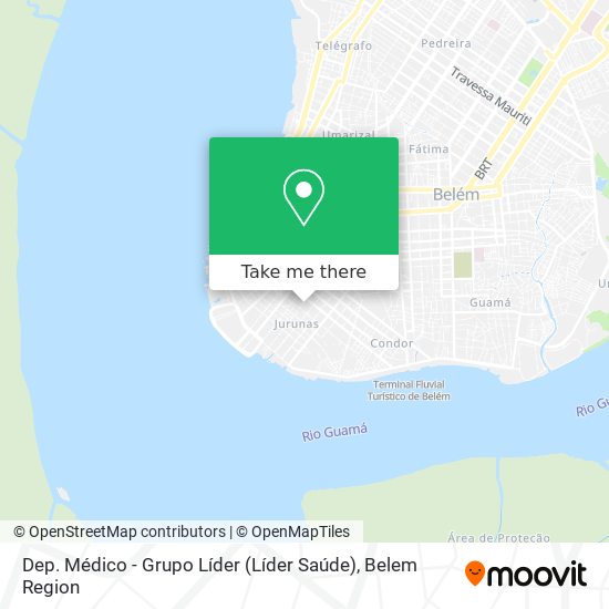 Dep. Médico - Grupo Líder (Líder Saúde) map