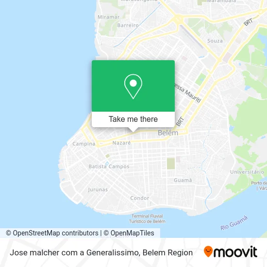 Jose malcher com a Generalissimo map