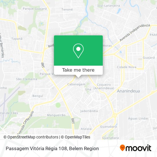 Passagem Vitória Régia 108 map