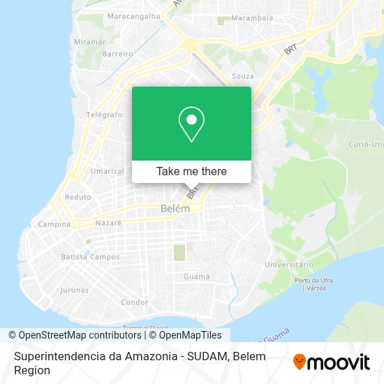 Superintendencia da Amazonia - SUDAM map