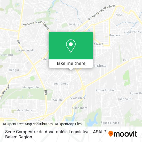 Sede Campestre da Assembléia Legislativa - ASALP map