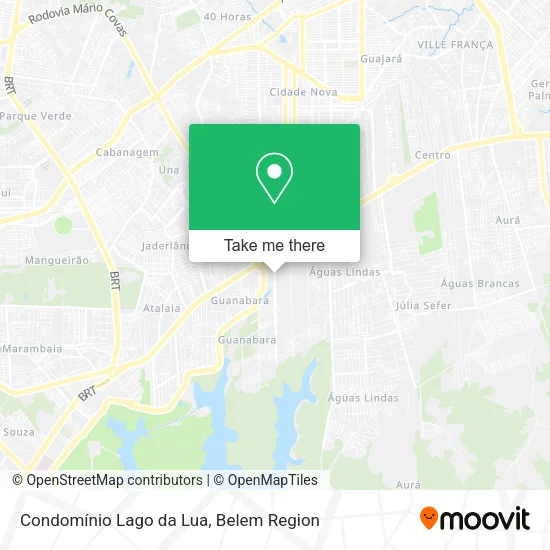 Condomínio Lago da Lua map
