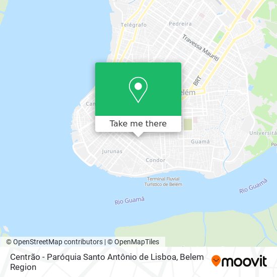 Centrão - Paróquia Santo Antônio de Lisboa map