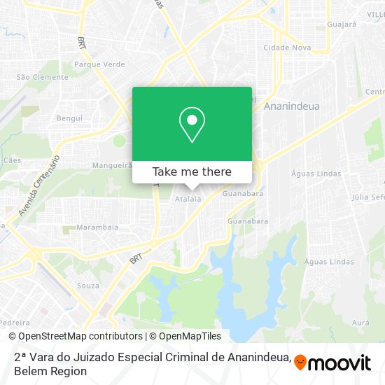 2ª Vara do Juizado Especial Criminal de Ananindeua map