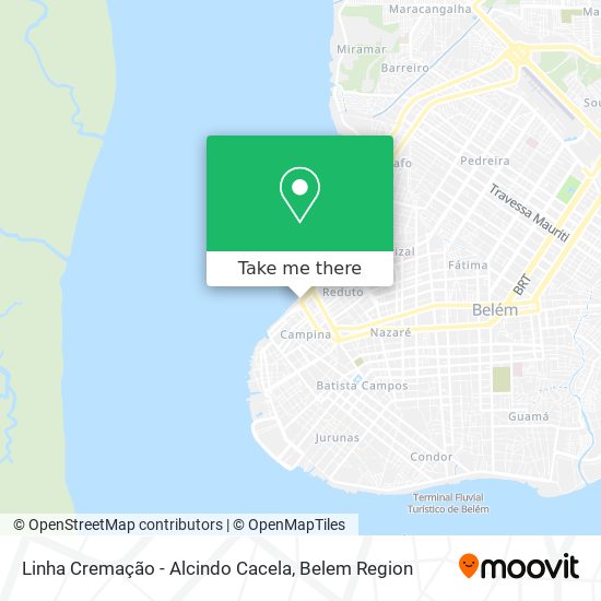 Linha Cremação - Alcindo Cacela map